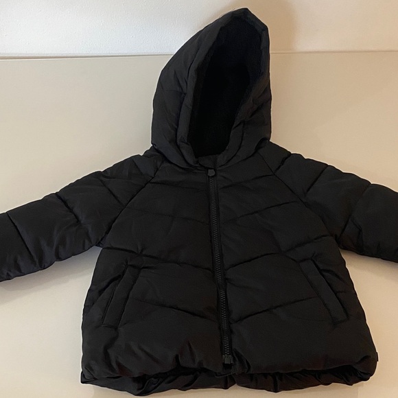 GAP Midnight Black Puffer Jacket - Picture 1 of 5